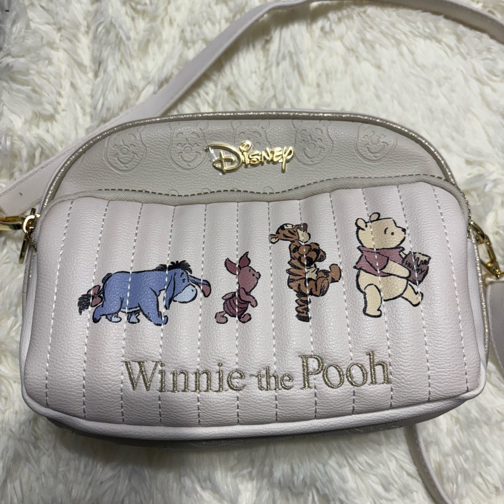 Disney Cream Crossbody Bag with Winnie the Pooh Characters